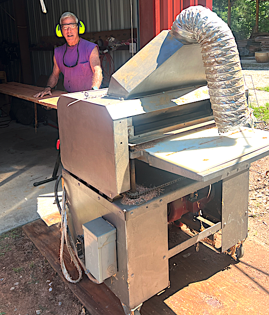 David Deckle and his Woodmaster 725